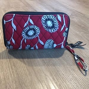 Vera Bradley Deco Daisy ZIP Wallet